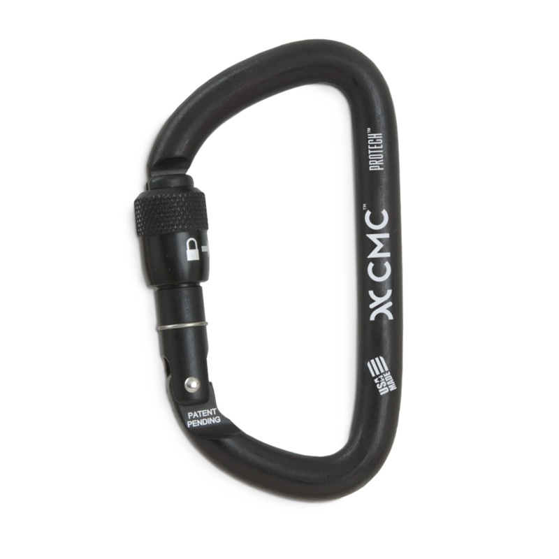 CMC Protech Aluminum Key-Lock; Screw lock, Black