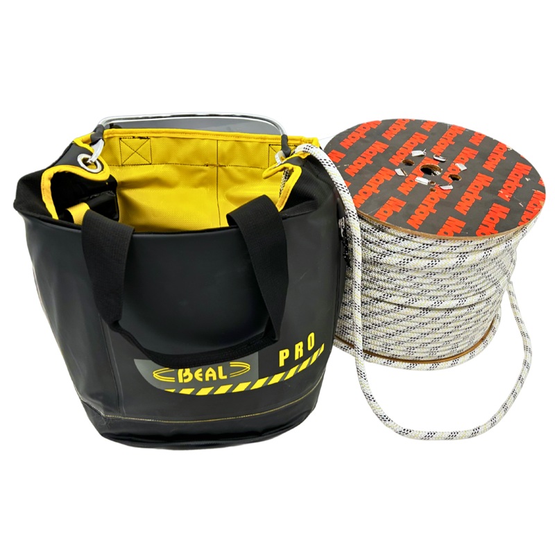 Beal Bucket and Marlow Rope Bundle