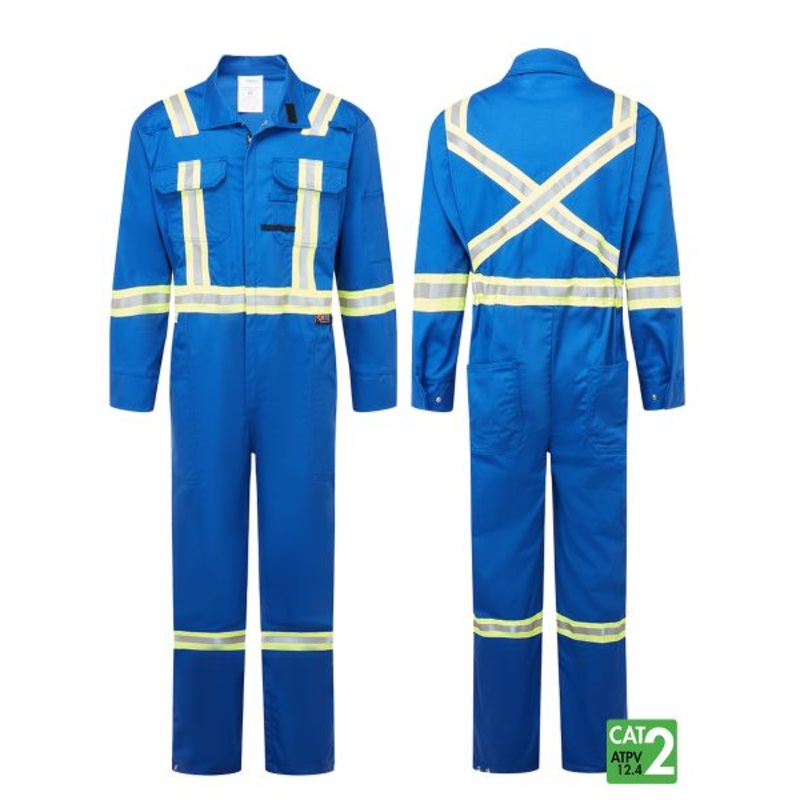 UltraSoft 9 oz CSA Deluxe Coveralls - Royal Blue