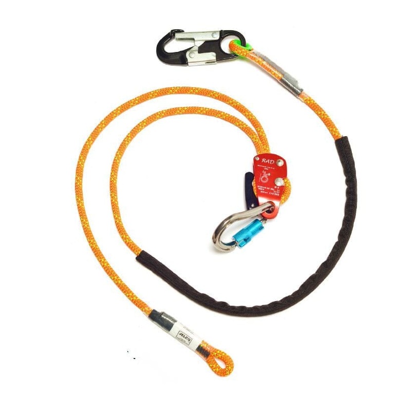 Jelco 8' RAD Adjustable Positioning Lanyard Fall Arrest Device - 13801