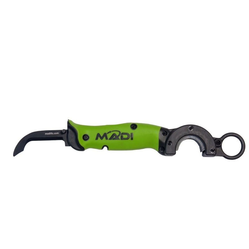 MADI Safety Brush Blade Skinning Knife W/ Wire Brush - BB-2S