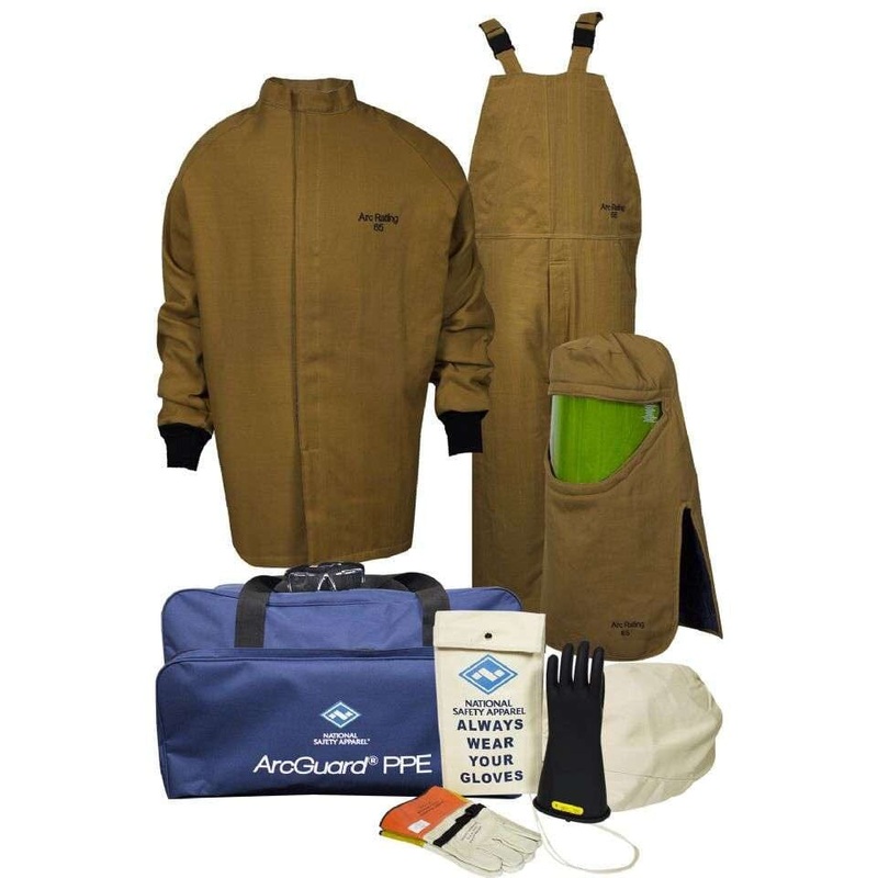 National Safety Apparel ArcGuard 65 cal Arc Flash Kit with Gloves - KIT4SC65