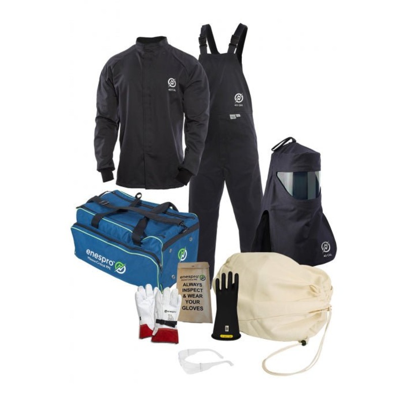 NSA 40 Cal Arcguard Arc Flash Kit W/Gloves - KIT4SC40