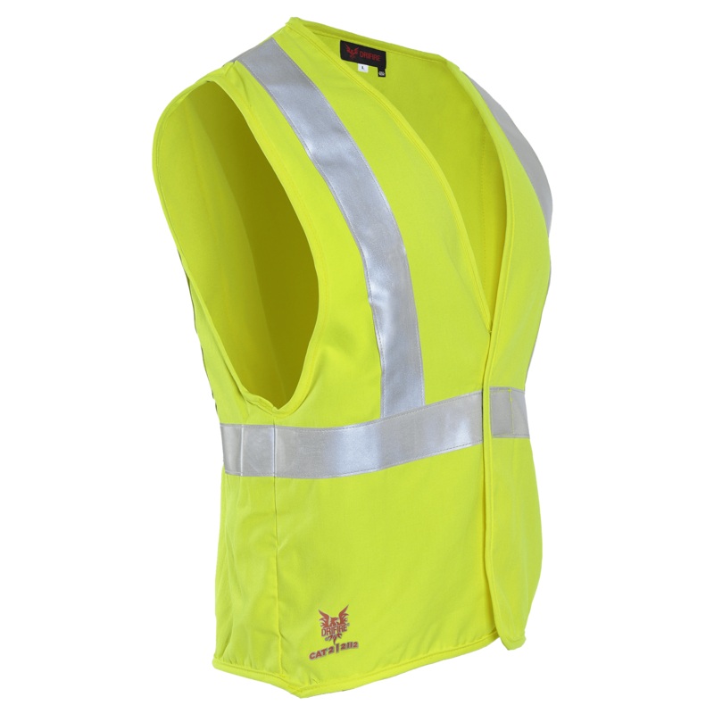 NSA DRIFIRE FR Safety Vest Hi-Vis Twill Class 2 Work Jacket - V20TV2V