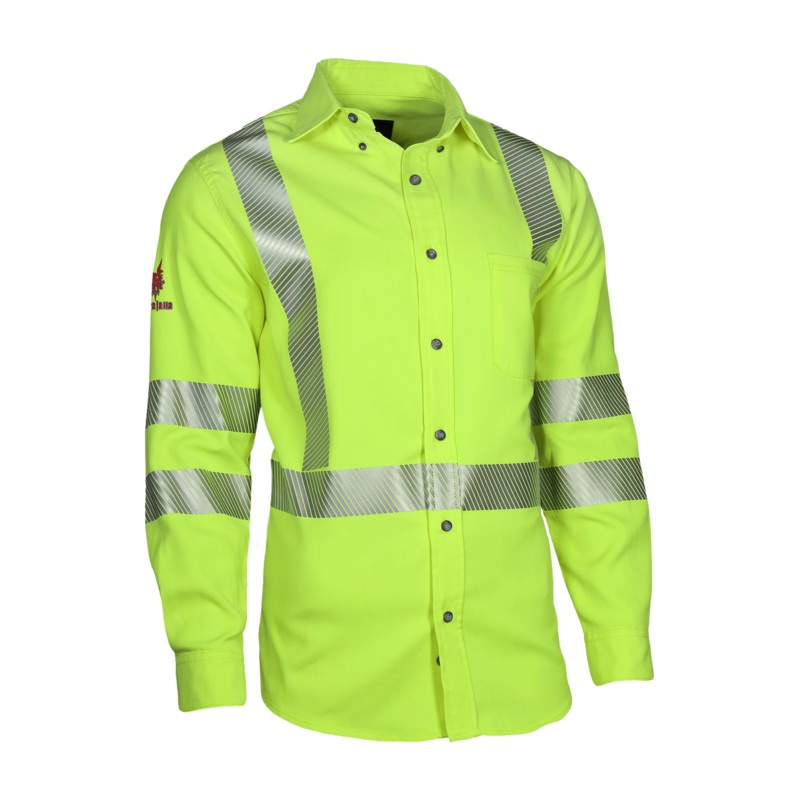 NSA DRIFIRE Hi-Vis Work Shirt Class 3 FR Workwear - SHRTV3C3