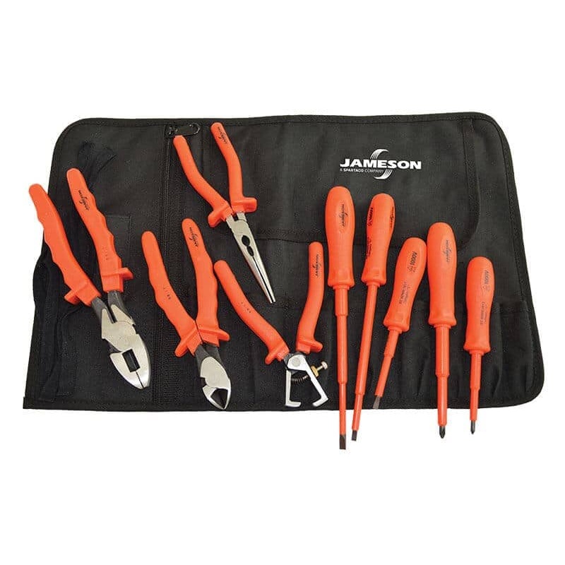 Jameson Insulated Basic Electricians Kit 9-Pieces - JT-KT-00001