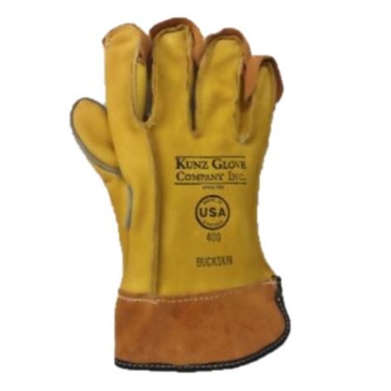 Kunz Slip On Buckskin Work Gloves - 400