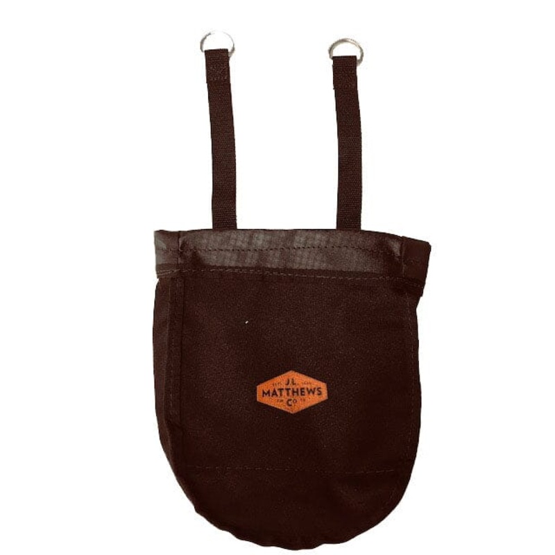 J.L. Matthews Black Canvas Bolt Bag - 10-015