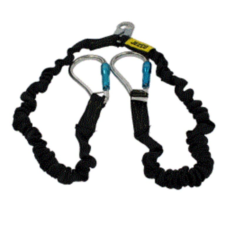 Jelco 6' Twin Leg Arc Flash Lanyard W/Aluminum Carabiners - 54496