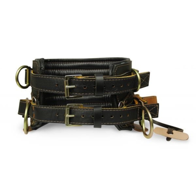Jelco Linemans Belt 4 D-Ring with Tongue Buckles Linemans Belt