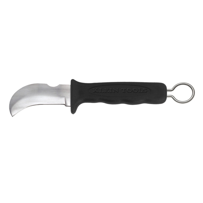 Klein Skinning Knife - Cable / Linemans Hook Blade, Notch & Ring - 1570-3
