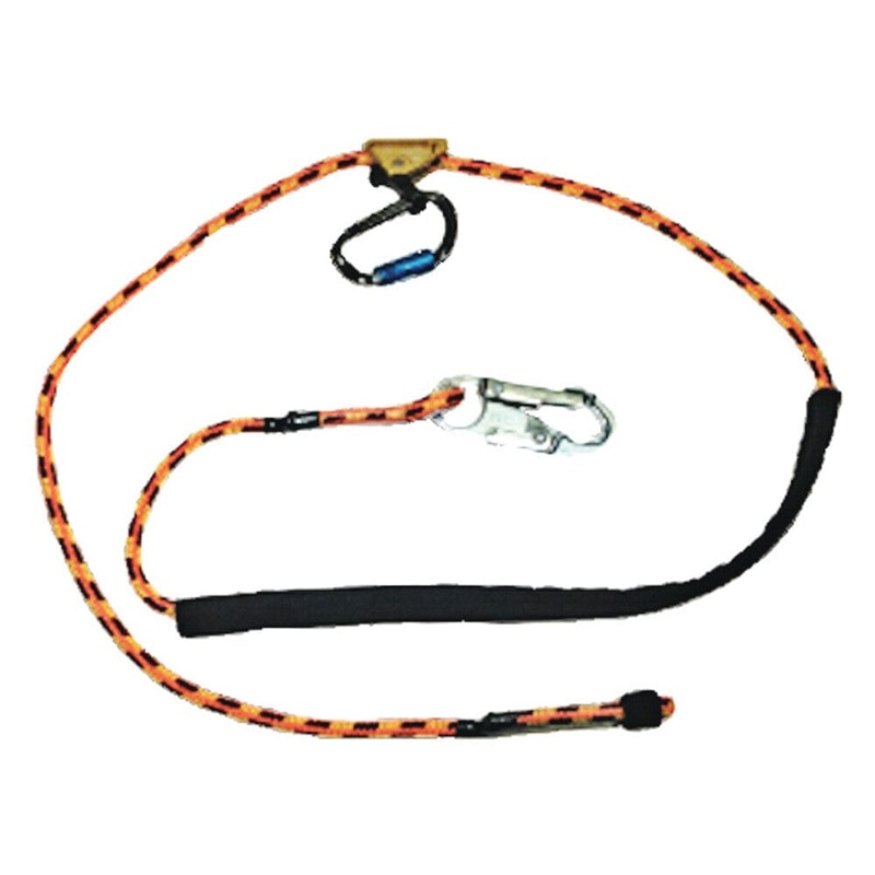Bashlin 8' Adjustable Positioning Lanyard W/ Snaphook - 4016NX-8