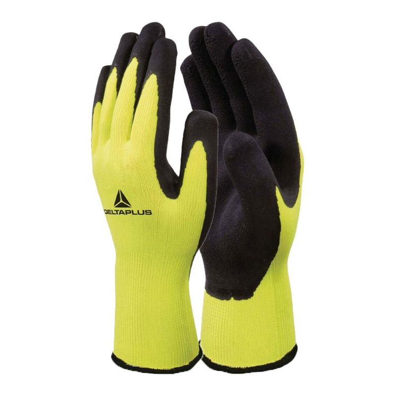 Delta Plus Polyester Knitted Gloves Latex Palm Mechanical Glove VV733