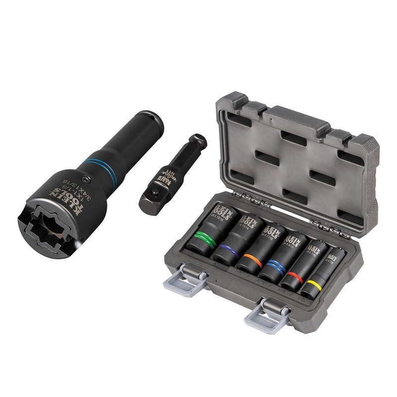Klein 2-in-1 6 Piece Socket Set W/Nut Runner - 660KIT2