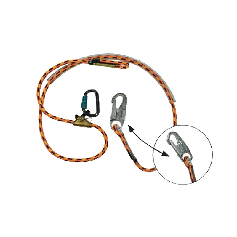 Bashlin 8' Adjustable Positioning Lanyard  - 4019NX-8