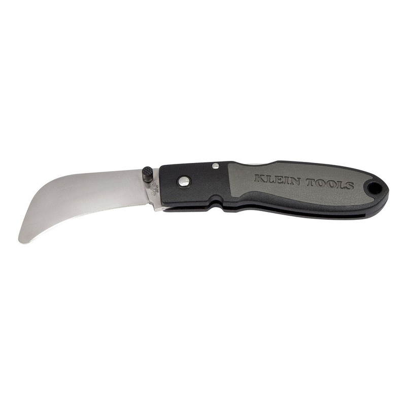 Klein Lightweight Lockback Skinning Knife 2-5/8'' Hawkbill Blade - Rounded Tip - 44005R