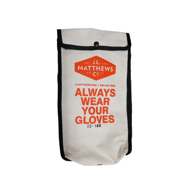 J.L. Matthews 13" Canvas Glove Bag - 23-100
