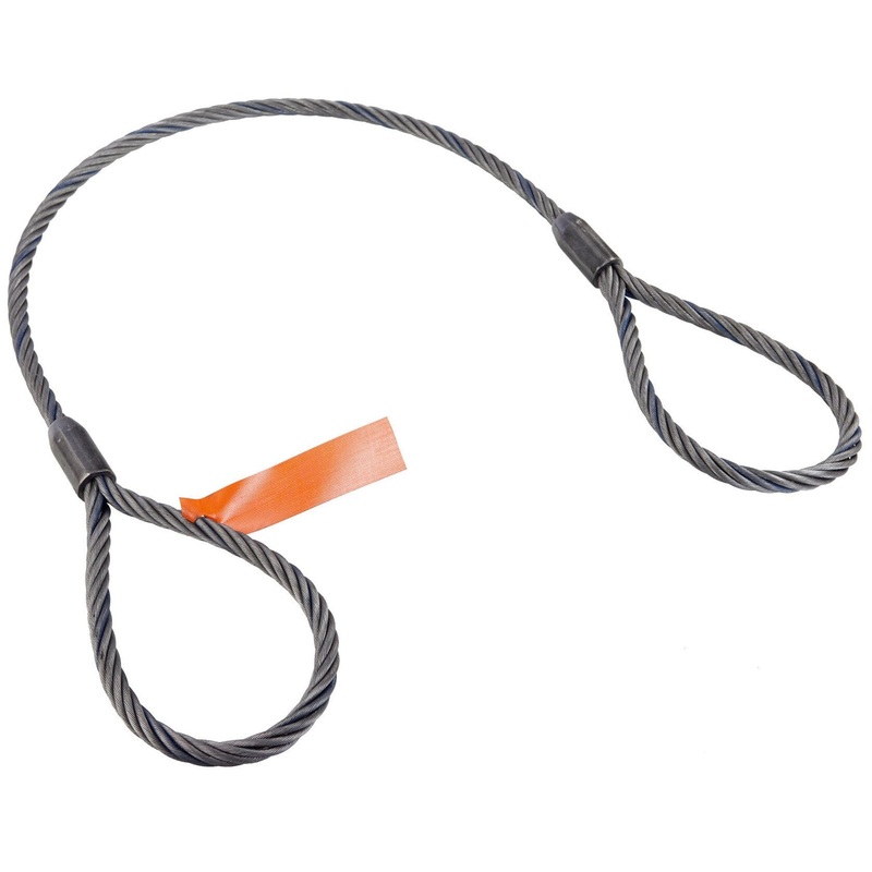 J.L. Matthews 1/2" X 4' Wire Rope Sling - 1EE-08x04