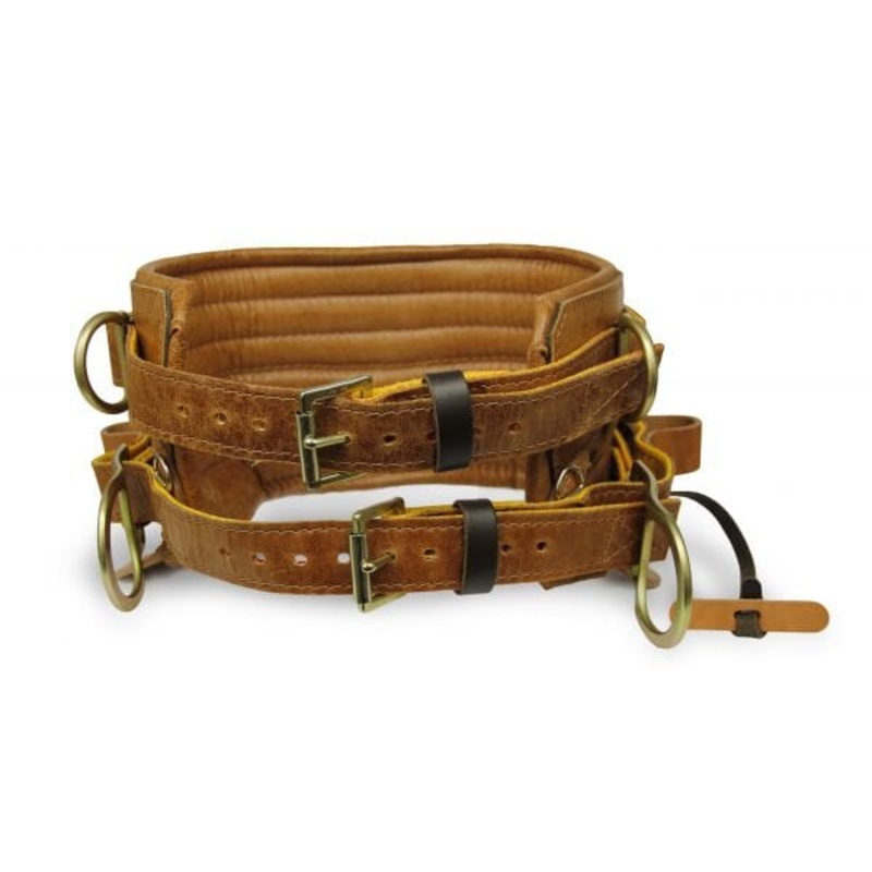 Jelco Linemans Belt 551 Series 4 D-Ring Tradition Belt w/Tongue Buckle - 867__