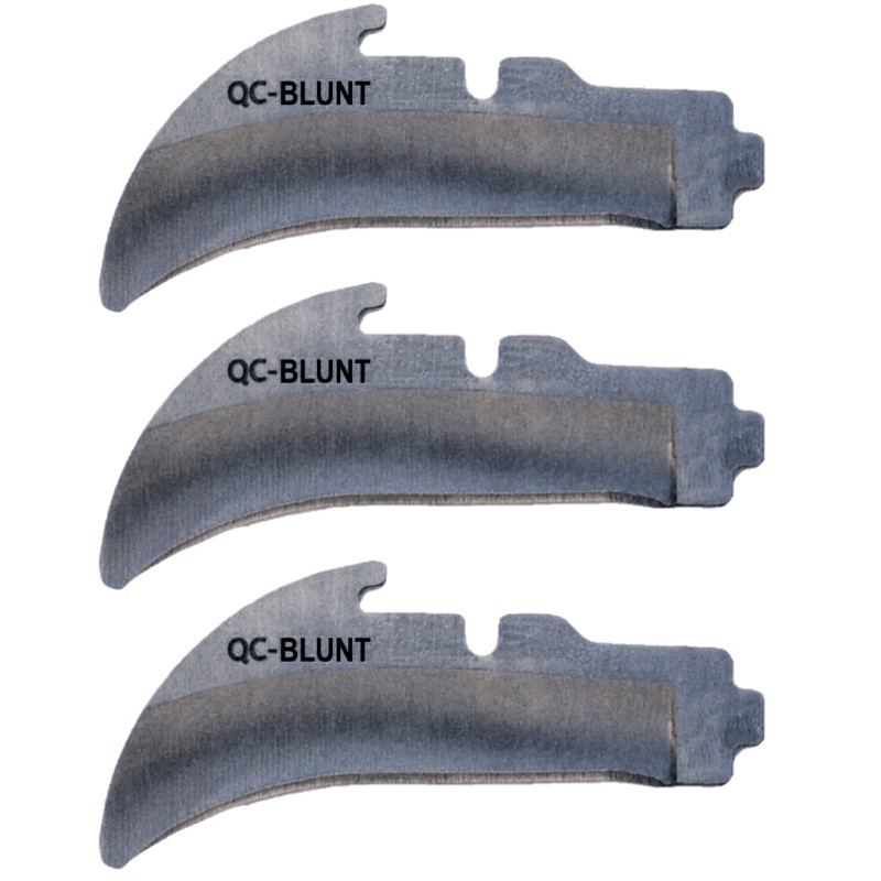 Madi Lockback Quick-Change 3pc Lineman Blunted Blade Pack - LB-QC3PK-3B