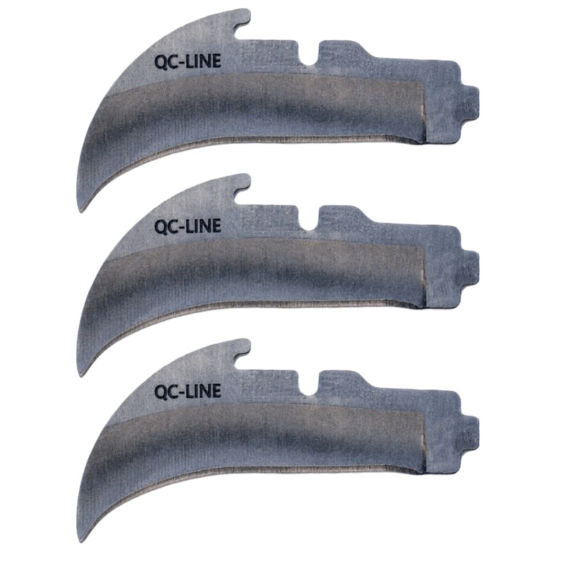 Madi Lockback Quick-Change 3pc Lineman Pointed Blade Pack - LB-QC3PK-1P