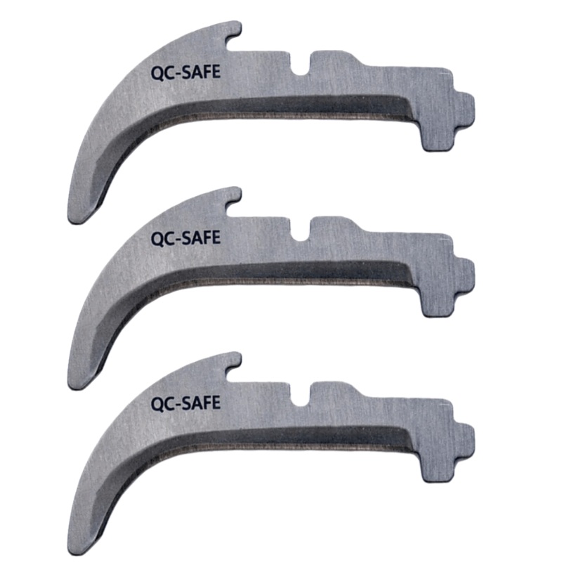 Madi Lockback Quick-Change 3pc Lineman Safety Blade Pack - LB-QC3PK-2S