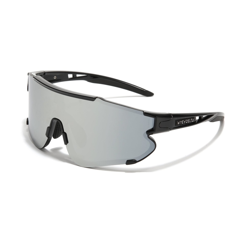 Wye Delta Safety Sunglass Z87+ HiViz Black Mirror Polarized Shades