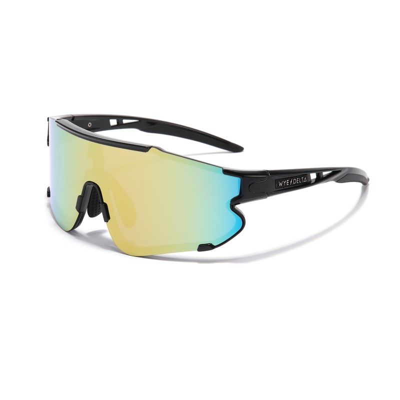 Wye Delta Z87+ HiViz Black Yellow Revo Safety Sunglasses