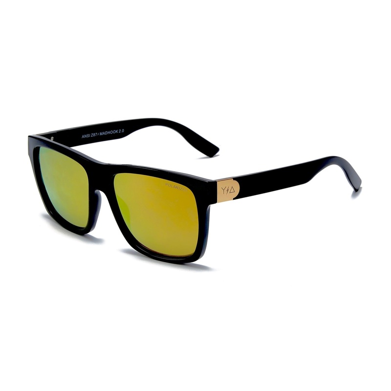 Wye Delta Z87 Madhook Eyeglasses 2.0 LR: Gold Polarized Specs