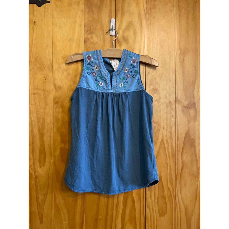 Size Small Sherpa Blue Women's Tank Top