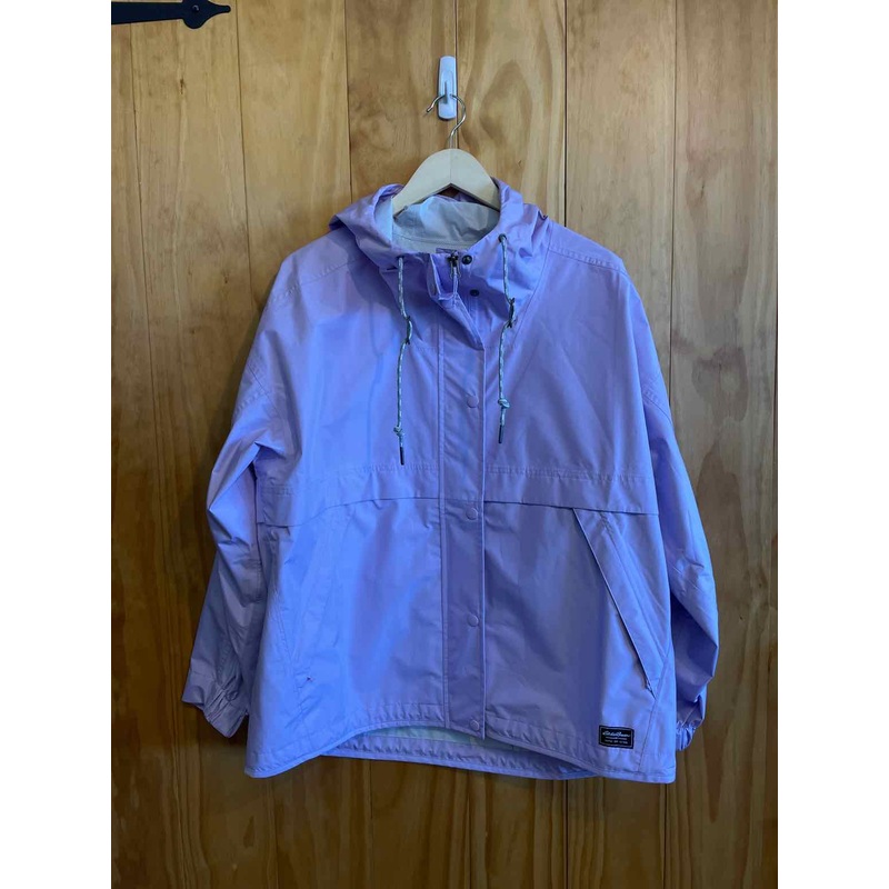 Women Size Large Eddie Bauer Lavender Women's Rain Jacket