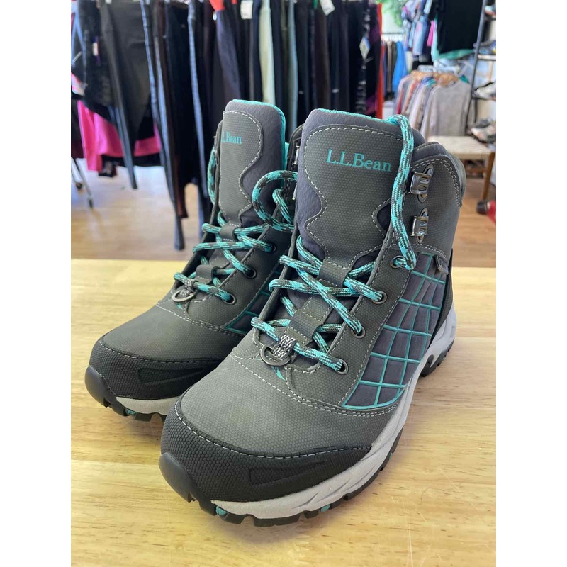 Women's Shoe Size 7 L.L. Bean Grey Hiking Boots