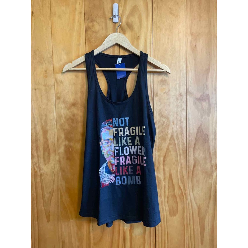 Size L Ideal T Black Women's Tank Top