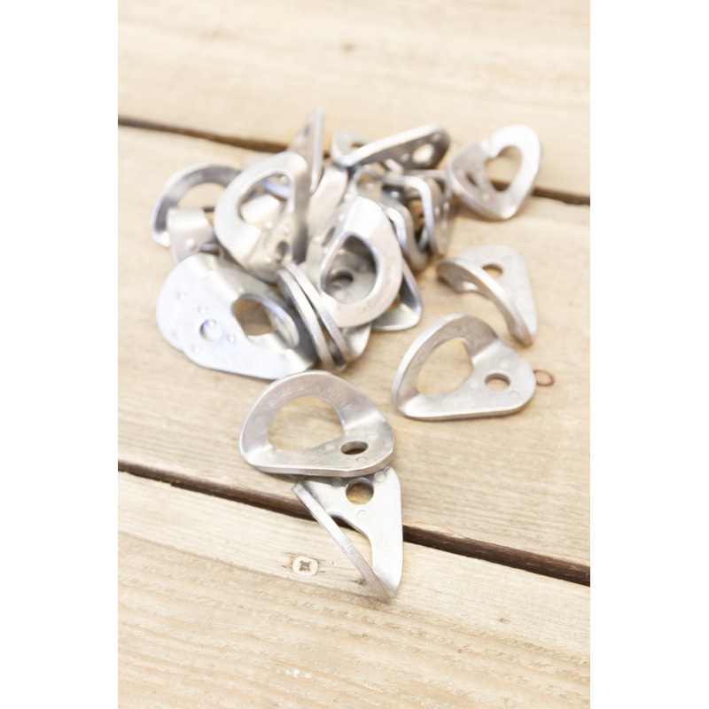 Petzl - Coeur Hanger Plates (10mm, Steel) - 20 Pack