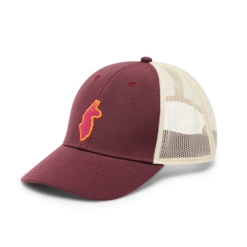 Llama Map Trucker Hat