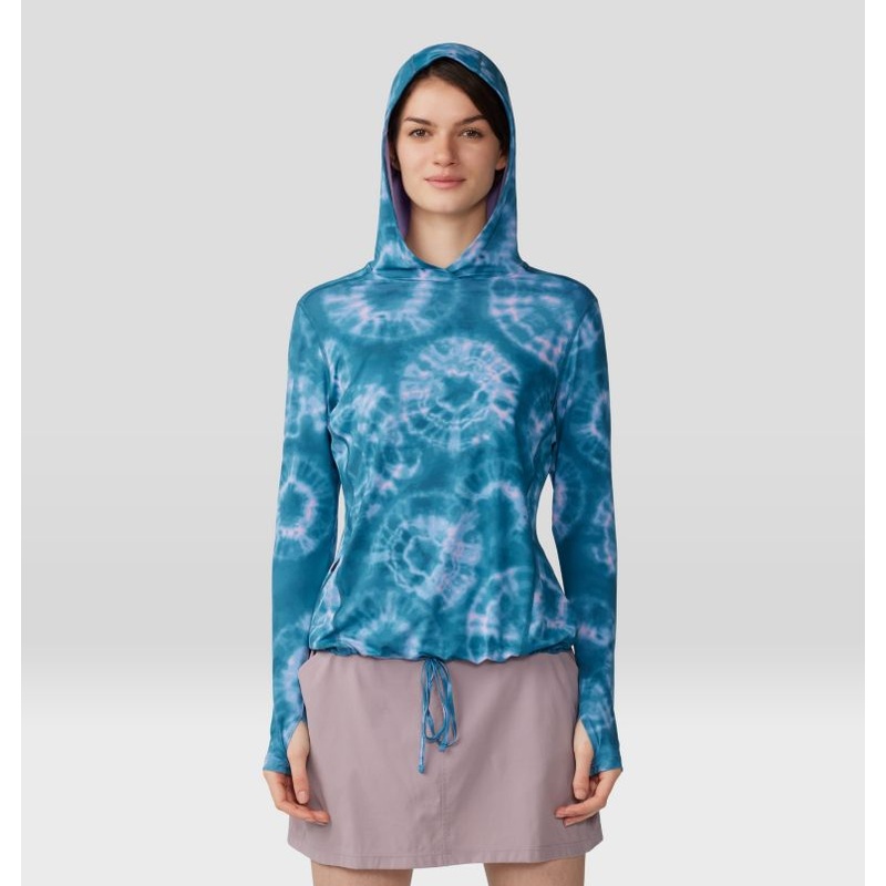 Womens Crater Lake Long Sleeve Hoody