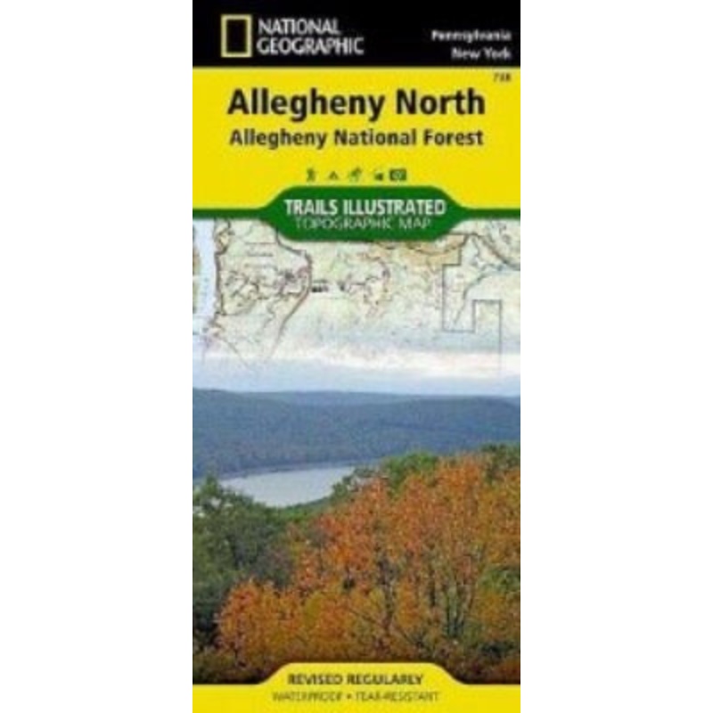 Nat Geo TI Allegheny Nat Map North #738