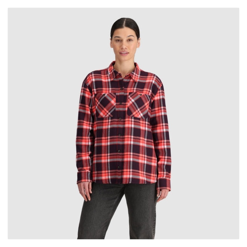 Womens Feedback Flannel Twill Shirt