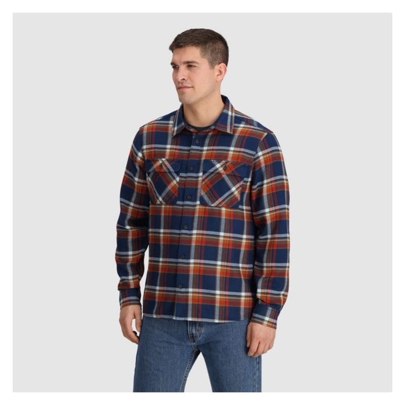 Mens Feedback Flannel Twill Shirt