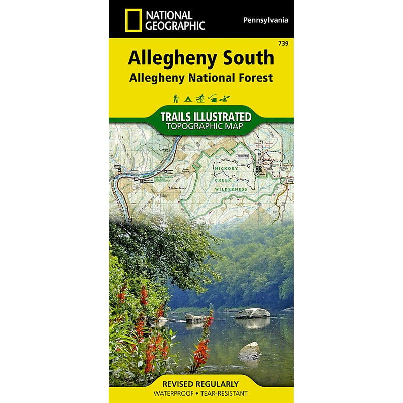 Nat Geo TI Allegheny Nat Map South #739