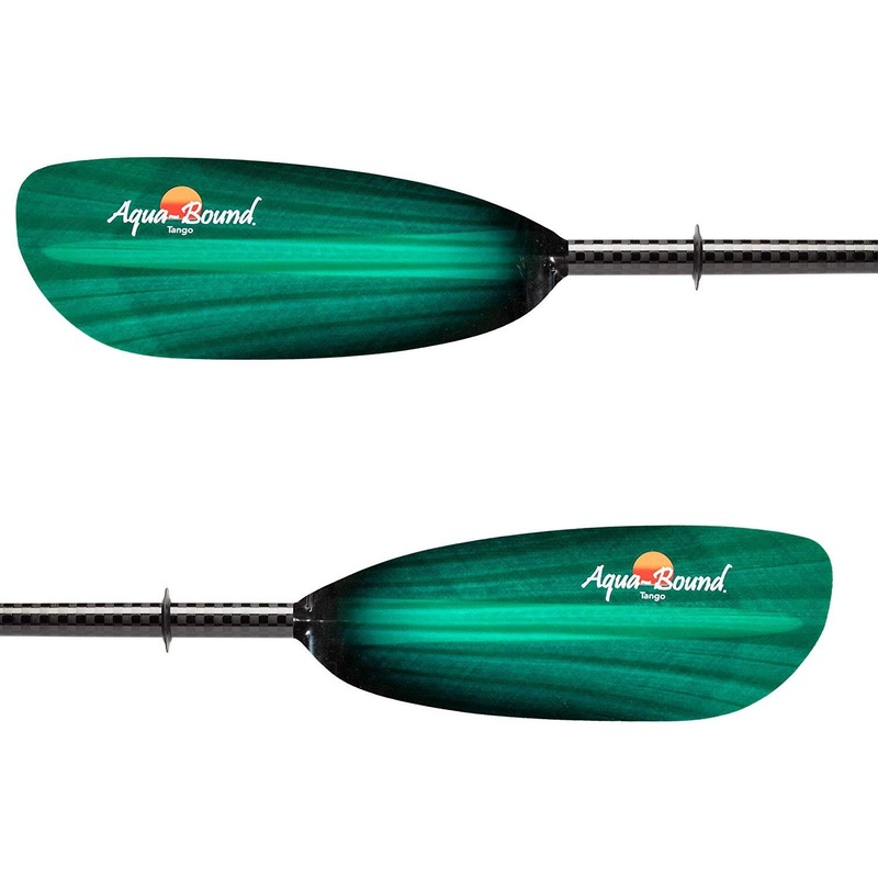 AQUA BOUND Tango Fiberglass Straight Shaft Kayak Padde-GreenTide-235cm