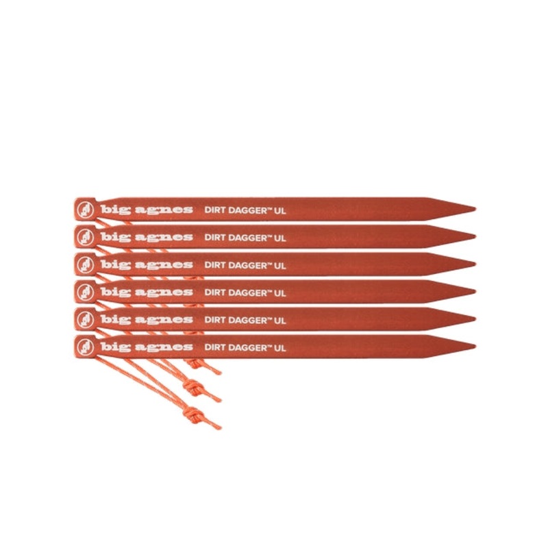 Dirt Dagger UL 6.75 Tent Stakes: Pack of 6