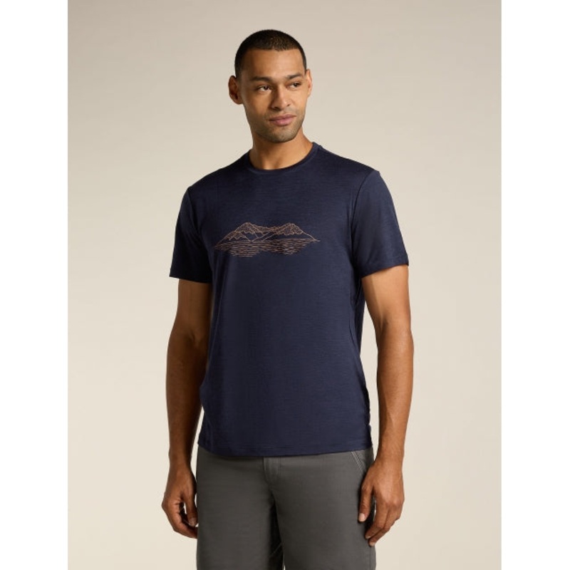Mens Merino 150 Tech Lite Ss Tee Pukaki Reflected