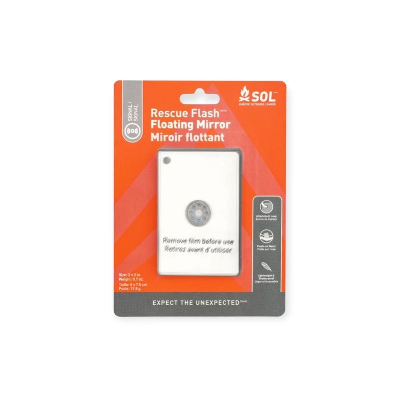 SOL Rescue Floating Signal Mirror