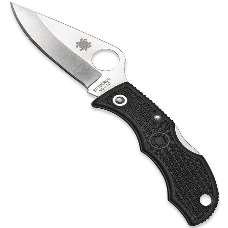Spyderco Ladybug Black Plain Edge Knife