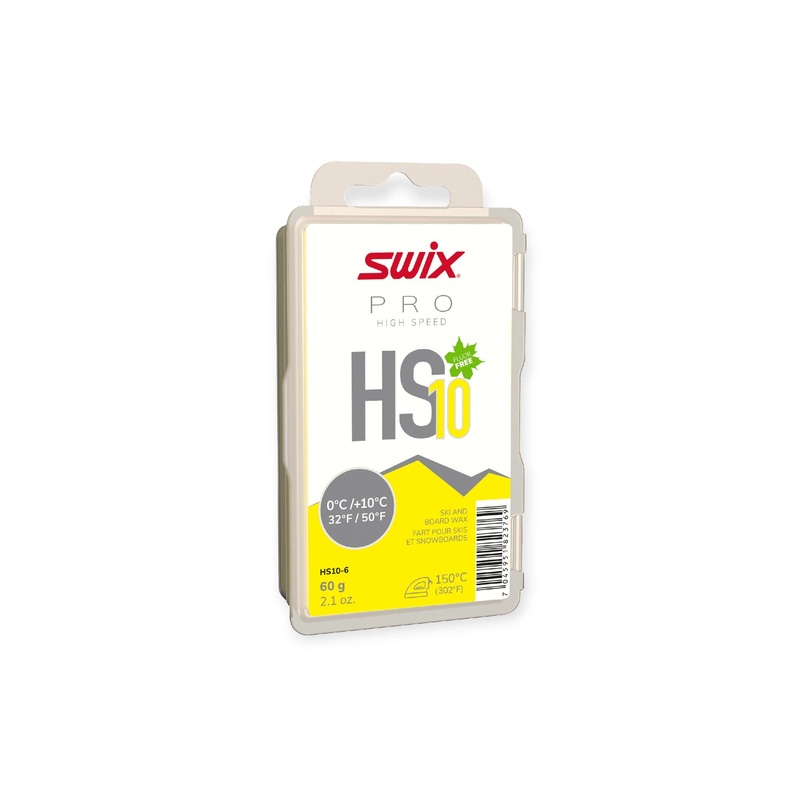 SWIX Fluorocarbon Universal Ski Wax HS10 Yellow