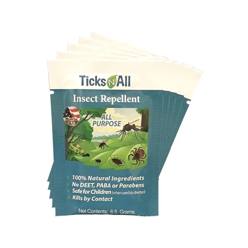 Ticks N All All Purpose Insect Repellent Wipe