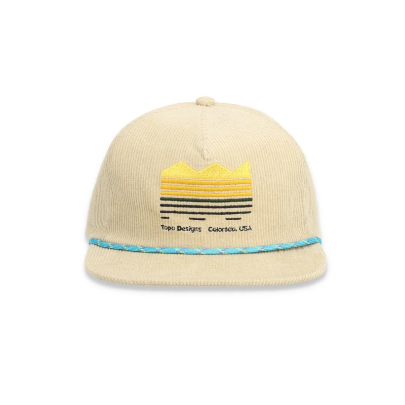 Topo Designs Strata Map Corduroy Trucker Hat