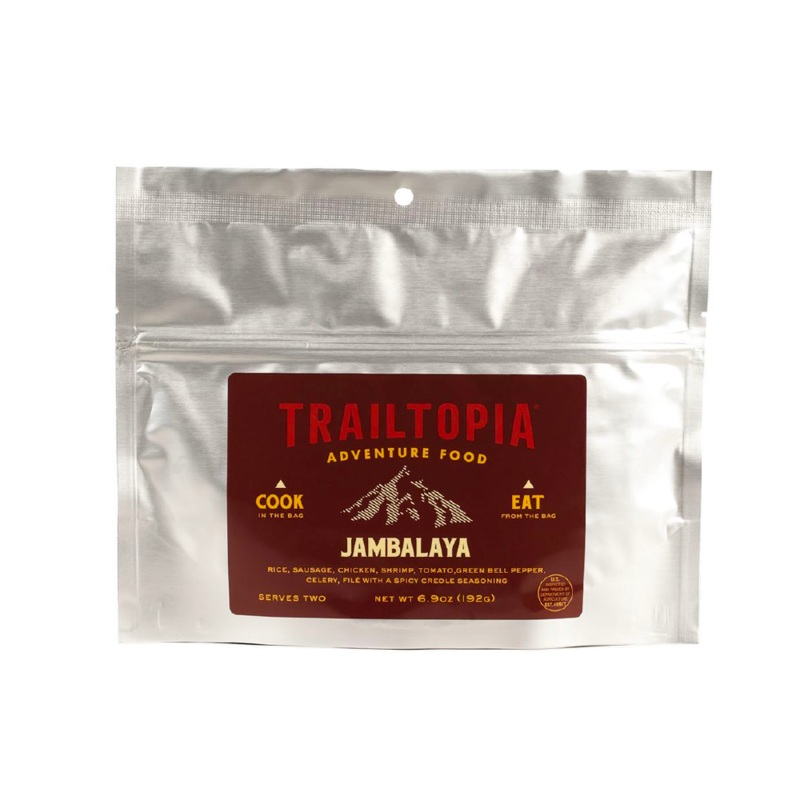 Trailtopia Jambalaya Gluten Free Freeze Dried Meal 2 Serving