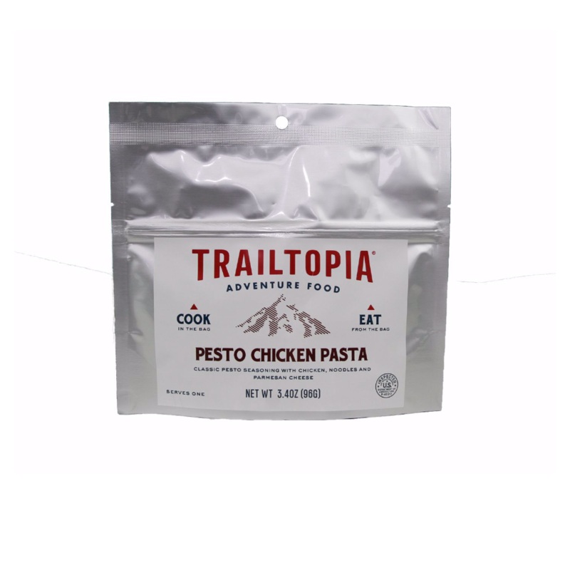 Trailtopia Pesto Chicken Pasta Freeze Dried Meal 2 Serving